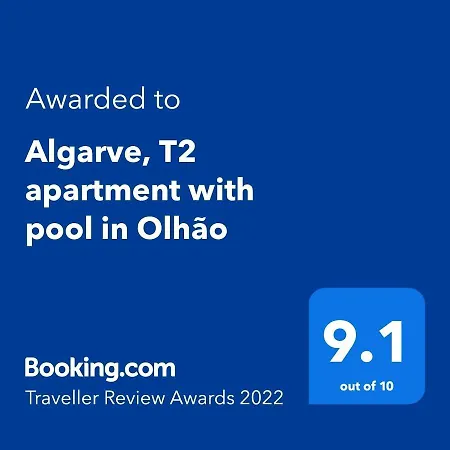 Apartamento Algarve T2 With Pool And Balcony In Olhão