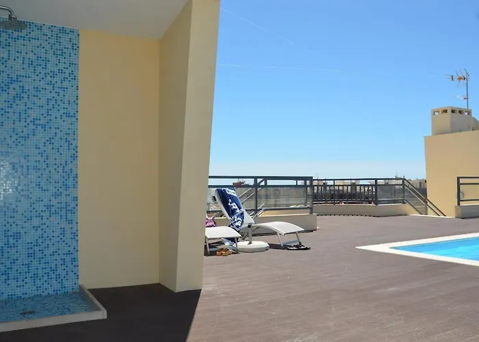 Algarve T2 With Pool And Balcony In * Olhão